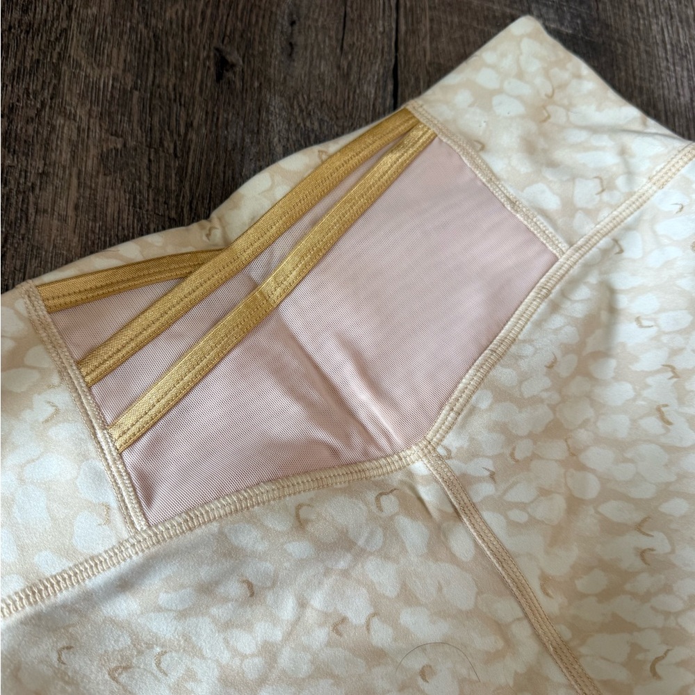 Fabletics Beige Patterned Leggings - image 2